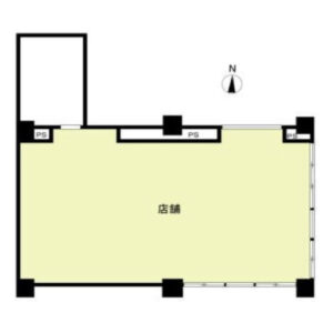 東京都杉並区　新高円寺駅徒歩2分　ビル1階物件図面