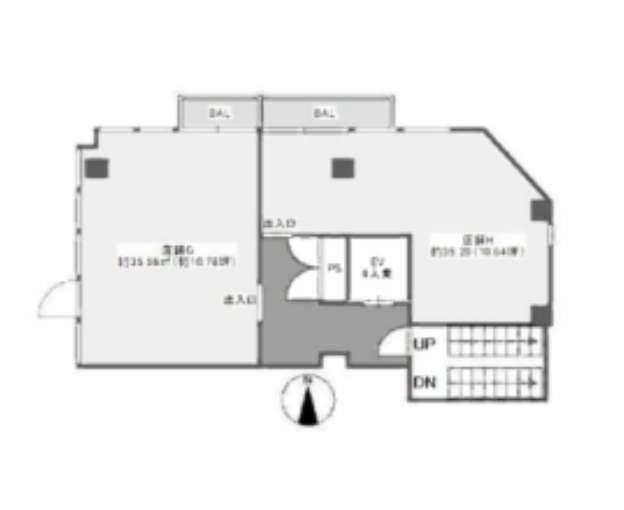 東京都世田谷区　祖師ヶ谷大蔵駅徒歩１分　ビル3階物件図面