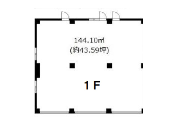 神奈川県川崎市　生田駅徒歩5分　ビル1階物件図面