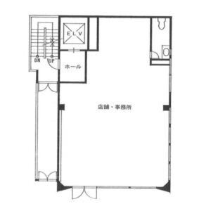 神奈川県大和市　大和駅徒歩4分　ビル2階物件図面