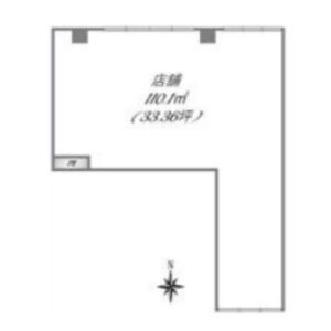 東京都町田市　成瀬駅徒歩2分　ビル1階物件図面