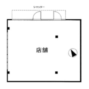 東京都武蔵野市　吉祥寺駅徒歩13分　ビル1階物件図面