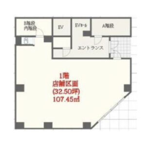 東京都千代田区　神田駅徒歩3分　ビル1階物件図面