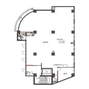 神奈川県川崎市　たまプラーザ駅徒歩17分　クリニックモールビル2階物件図面