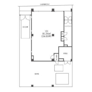 神奈川県藤沢市　湘南台駅徒歩4分　ビル1階P有物件図面