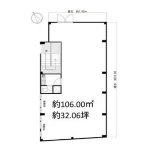 神奈川県横浜市　戸塚駅徒歩11分　ビル1階物件図面
