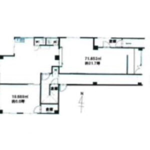 東京都練馬区　練馬駅徒歩8分　ビル1階物件図面