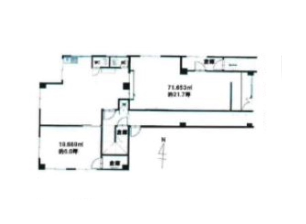 東京都練馬区 練馬駅徒歩8分 ビル1階物件図面