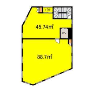東京都世田谷区　祖師ヶ谷大蔵駅徒歩14分　クリニックビル3階物件図面