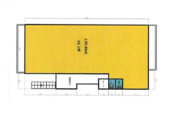 東京都足立区 竹ノ塚駅徒歩2分 ビル1階物件図面
