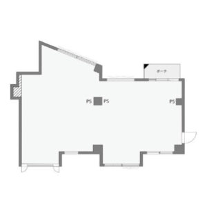 東京都八王子市　八王子駅徒歩1分　ビル1階物件図面