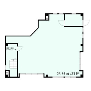 千葉県鎌ヶ谷市　新鎌ヶ谷駅徒歩11分　ビル1階物件図面