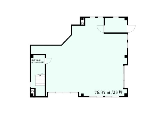 千葉県鎌ヶ谷市 新鎌ヶ谷駅徒歩11分 ビル1階物件図面