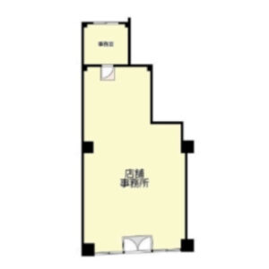 神奈川県横浜市　新横浜駅とほ7分　ビル1階物件図面