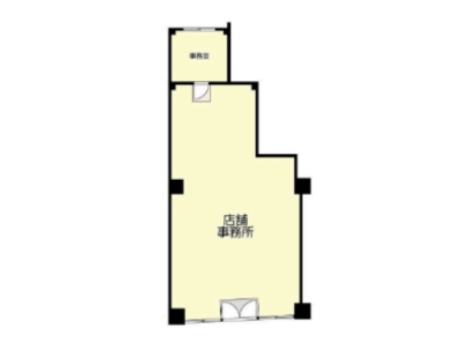 神奈川県横浜市 新横浜駅とほ7分 ビル1階物件図面