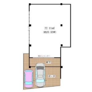 埼玉県戸田市　戸田公園駅徒歩9分　ビル1階P有り物件図面