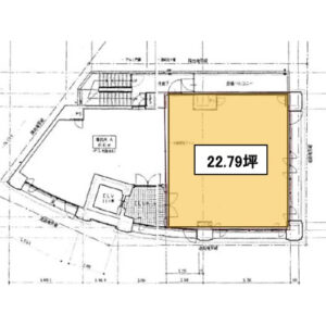 千葉県鎌ヶ谷市　鎌ヶ谷駅徒歩2分　新築計画ビル3階物件図面