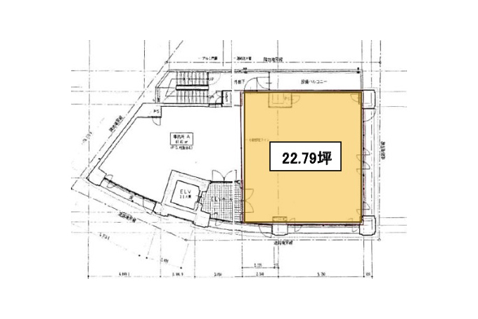 千葉県鎌ヶ谷市 鎌ヶ谷駅徒歩2分 新築計画ビル3階物件図面