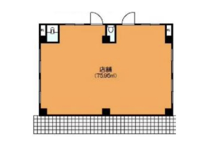 神奈川県小田原市 小田原駅徒歩3分 ビル1階物件図面