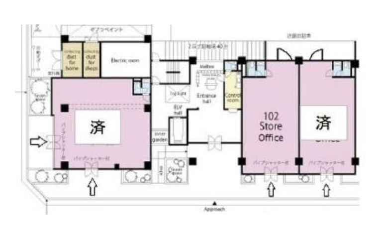 埼玉県さいたま市 東大宮駅徒歩3分 ビル1階物件図面