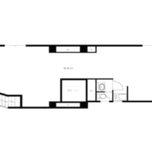 東京都港区　新橋駅徒歩3分　ビル1階物件図面