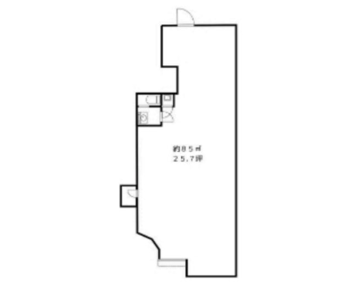 埼玉県草加市 草加駅徒歩1分 ビル1階物件図面