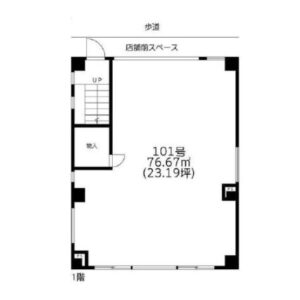 千葉県千葉市　千葉駅バス10分　デザイナーズマンション１階物件図面　