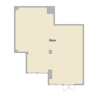 東京都江戸川区　葛西駅徒歩11分　ビル１階物件図面