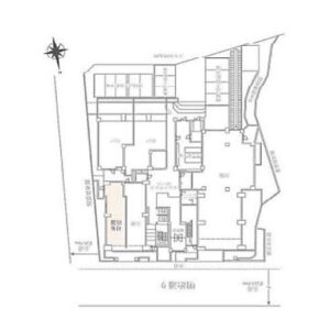 東京都荒川区　荒川区役所前駅徒歩4分　ビル1階物件図面