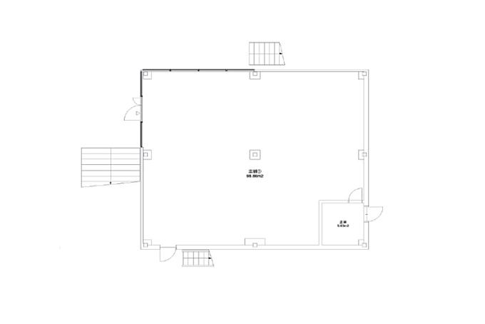 神奈川県鎌倉市 鎌倉駅徒歩4分 新築ビル計画1階物件図面
