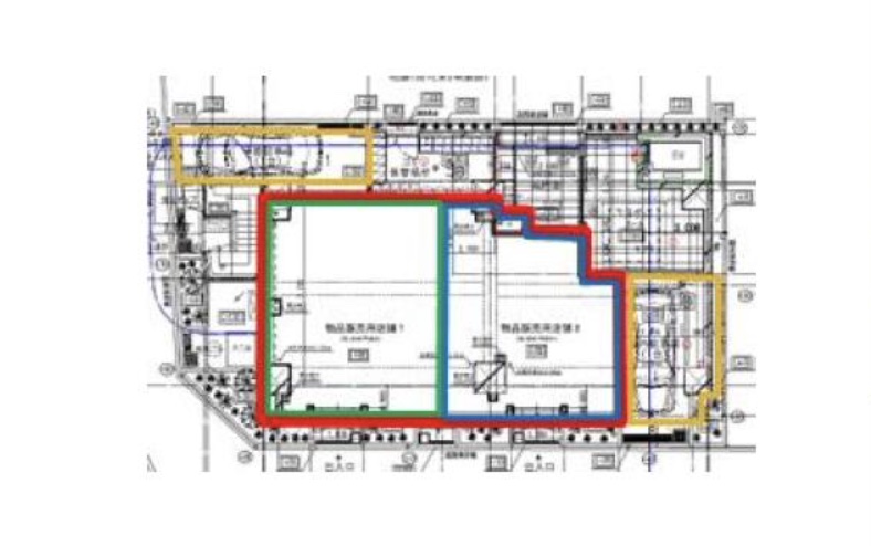 東京都中央区 水天宮前駅徒歩4分 ビル1階物件図面