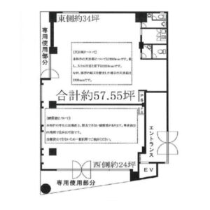 東京都目黒区　都立大学駅徒歩10分　ビル１階物件図面
