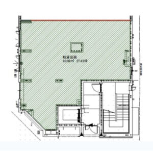 東京都豊島区　巣鴨駅徒歩4分　ビル１階物件図面