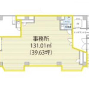東京都中央区　八丁堀駅徒歩2分　ビル１階物件図面