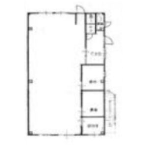 東京都世田谷区　経堂駅徒歩12分　ビル1階物件図面