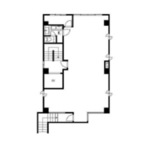 東京都北区　駒込駅徒歩2分　ビル2階物件図面