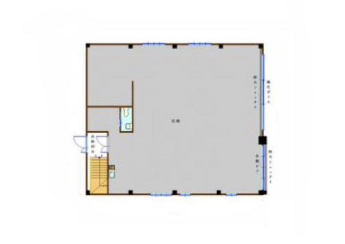 東京都足立区 北綾瀬駅徒歩14分 ビル1階物件図面