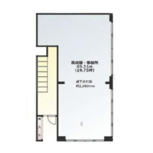 東京都墨田区　両国駅徒歩7分　築浅ビル1階物件図面