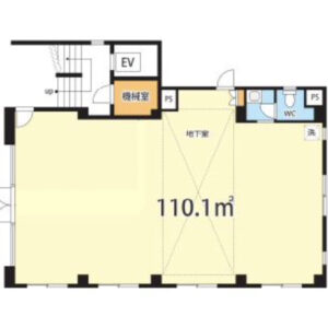 東京都大田区　下丸子駅徒歩2分　ビル1階物件図面