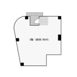 東京都品川区　戸越駅徒歩3分　ビル1階物件図面