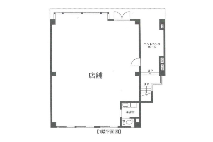 東京都江戸川区 葛西駅徒歩28分 ビル1階物件図面