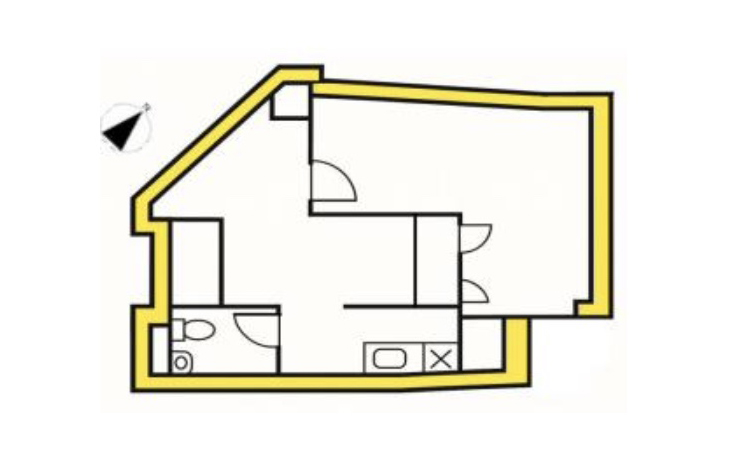 東京都北区 王子駅徒歩4分 ビル1階物件図面