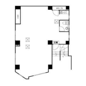 東京都豊島区　池袋駅徒歩5分　美類1階物件図面