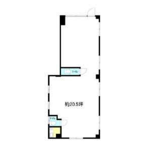 東京都八王子市　めじろ台駅徒歩21分　ビル1階物件図面