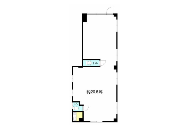 東京都八王子市 めじろ台駅徒歩21分 ビル1階物件図面