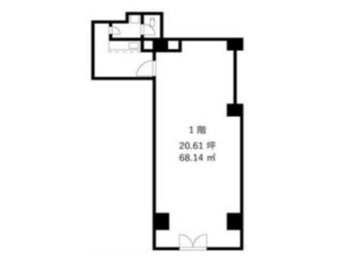 東京都墨田区 曳舟駅徒歩4分 元歯科医院居抜き優先物件 図面