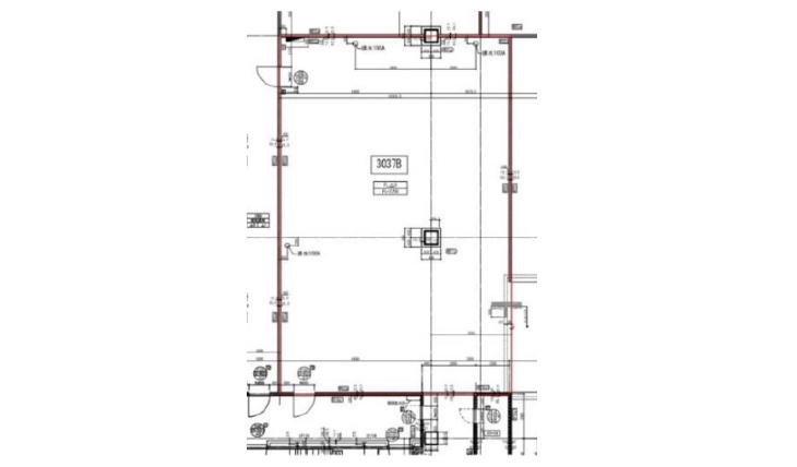 石川県白山市 野々市駅 ショッピングモール3階物件 図面