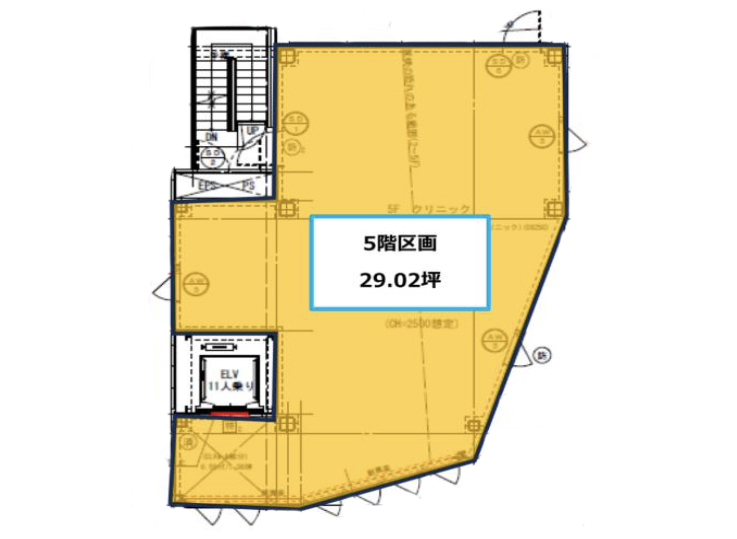 東京都西東京市 田無駅徒歩2分 クリニックモール5階物件図面