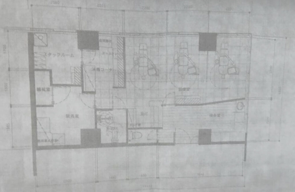 埼玉県川口市本町４丁目　歯科医院居抜き物件図面　