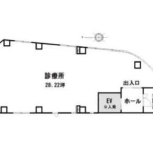 東京都西東京市　保谷駅徒歩2分　メディカルビル2階物件図面
